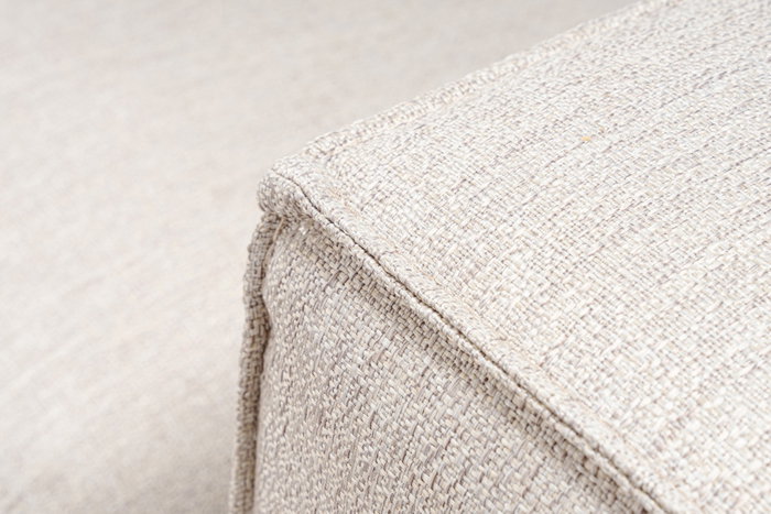 Atelier Del Sofa Sofá Lora 2 Plazas - Marrón Claro, Sofá de Lino con Estructura de Carballo, Comodidad y Estilo